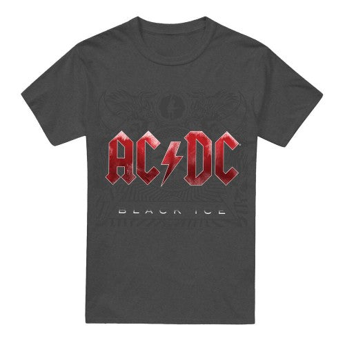 Front - AC/DC Unisex Adult Black Ice T-Shirt