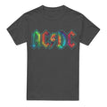 Front - AC/DC Unisex Adult Tie Dye Logo T-Shirt