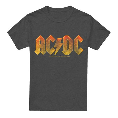 Front - AC/DC Unisex Adult Gradient Logo T-Shirt