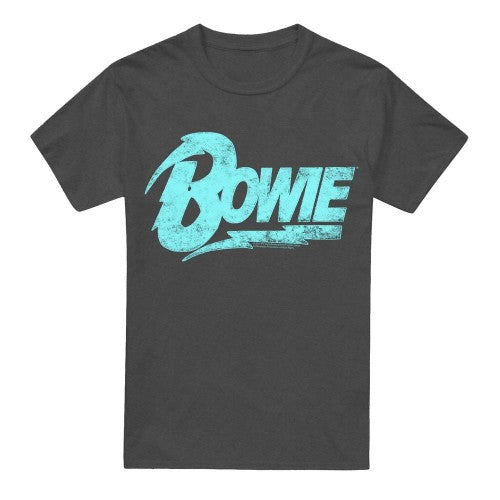 Front - David Bowie Unisex Adult Logo T-Shirt