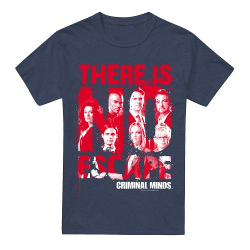 Front - Criminal Minds Unisex Adult No Escape T-Shirt