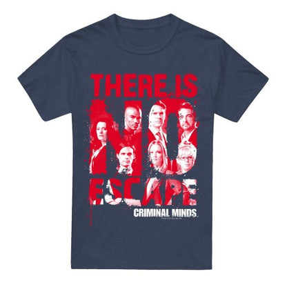 Front - Criminal Minds Unisex Adult No Escape T-Shirt