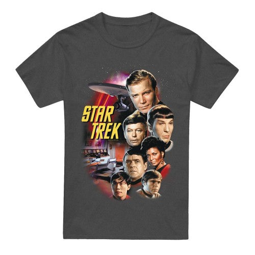 Front - Star Trek Unisex Adult The Classic Crew T-Shirt