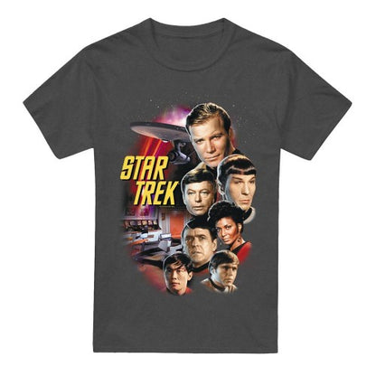Front - Star Trek Unisex Adult The Classic Crew T-Shirt