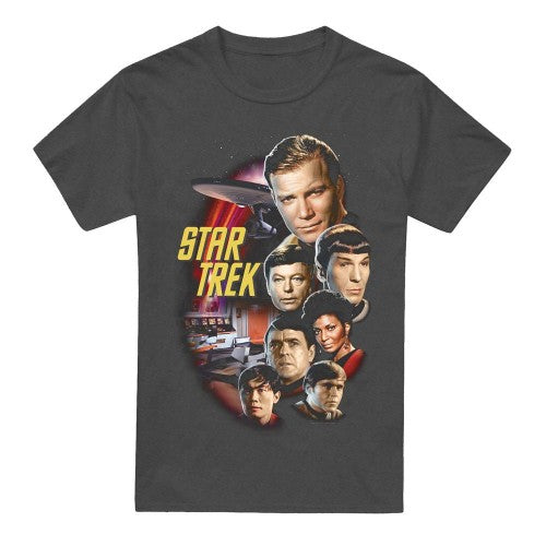 Front - Star Trek Unisex Adult Classic Crew T-Shirt