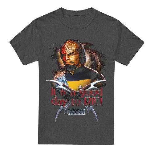 Front - Star Trek Unisex Adult Good Day to Die T-Shirt