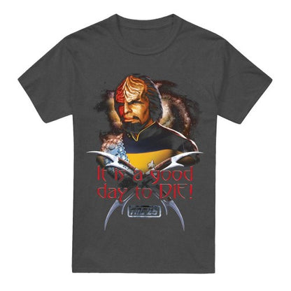 Front - Star Trek Unisex Adult Good Day to Die T-Shirt