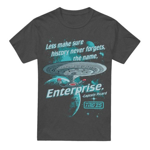 Front - Star Trek Unisex Adult Never Forget T-Shirt
