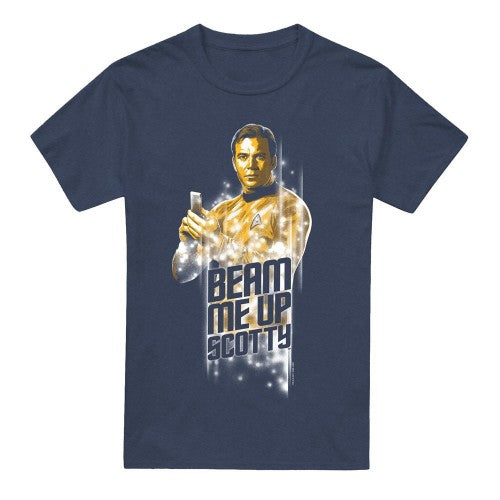 Front - Star Trek Unisex Adult Beam Me Up T-Shirt