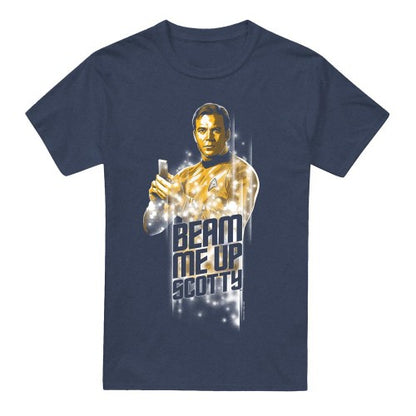 Front - Star Trek Unisex Adult Beam Me Up T-Shirt