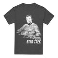 Front - Star Trek Unisex Adult Words Captain Kirk T-Shirt