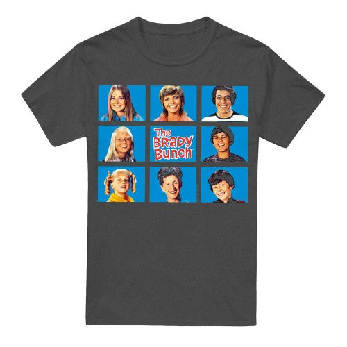 Front - The Brady Bunch Unisex Adult Framed T-Shirt