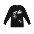 Front - NASA Mens Cluster Long-Sleeved T-Shirt