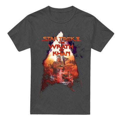 Front - Star Trek Unisex Adult The Wrath of Khan Poster T-Shirt
