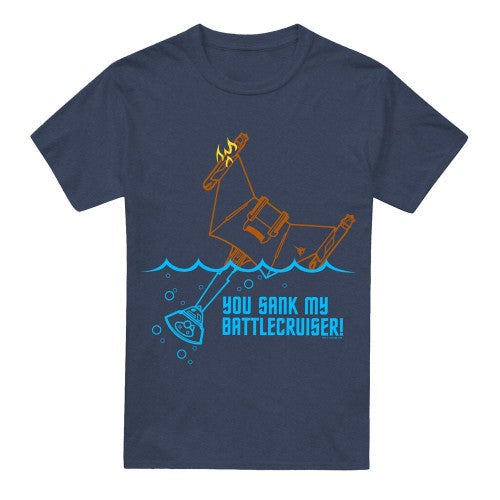 Front - Star Trek Unisex Adult Battlecruiser T-Shirt