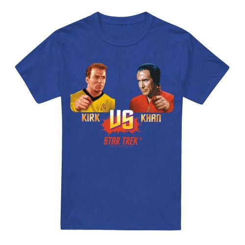 Front - Star Trek Unisex Adult Kirk Vs Khan T-Shirt
