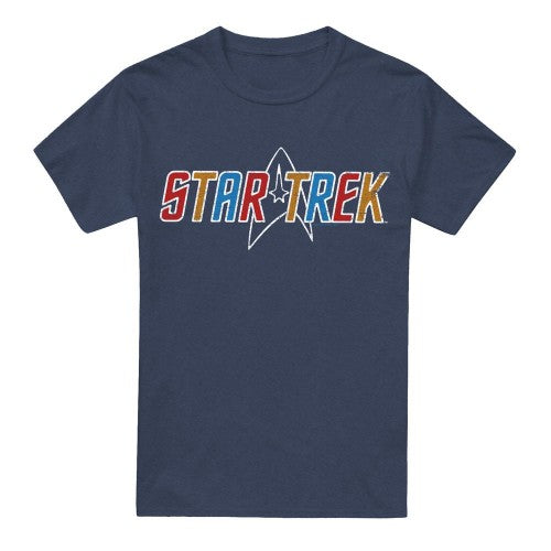 Front - Star Trek Unisex Adult Logo T-Shirt