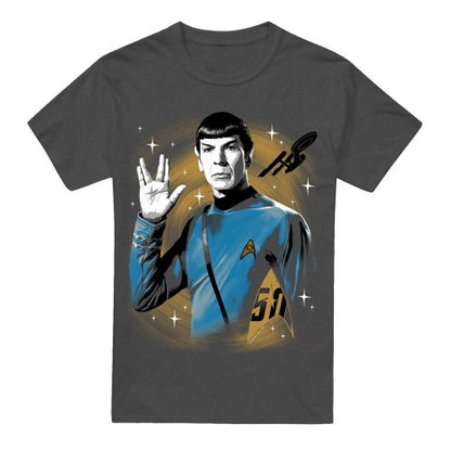 Front - Star Trek Unisex Adult Prosper Space T-Shirt