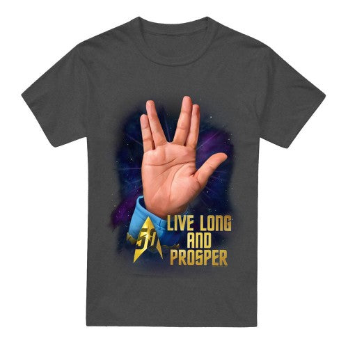 Front - Star Trek Unisex Adult LLAP 50 T-Shirt
