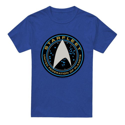 Front - Star Trek Beyond Unisex Adult Starfleet Patch T-Shirt