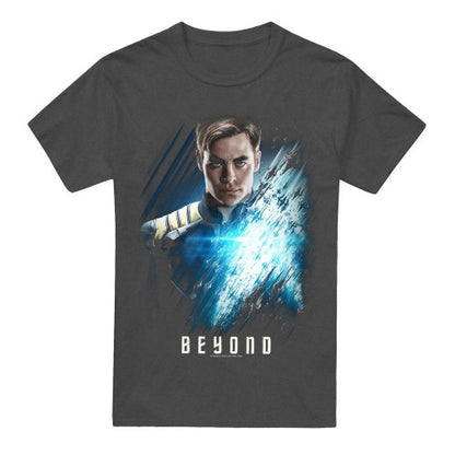 Front - Star Trek Beyond Unisex Adult Captain Kirk Poster T-Shirt
