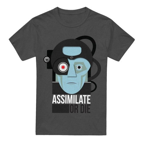 Front - Star Trek Unisex Adult Assimilate or Die T-Shirt