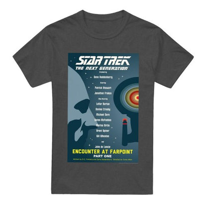 Front - Star Trek Unisex Adult The Next Generation Season 1 Episode 1 T-Shirt