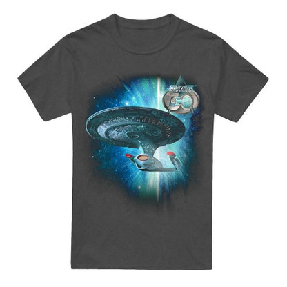 Front - Star Trek Unisex Adult Ship 30 T-Shirt