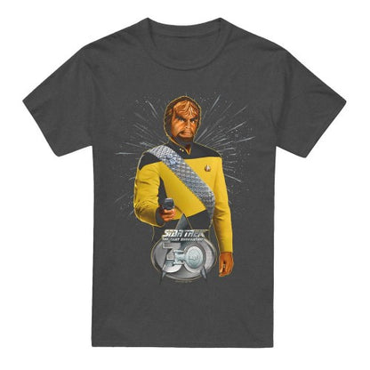 Front - Star Trek Unisex Adult 30 Worf T-Shirt