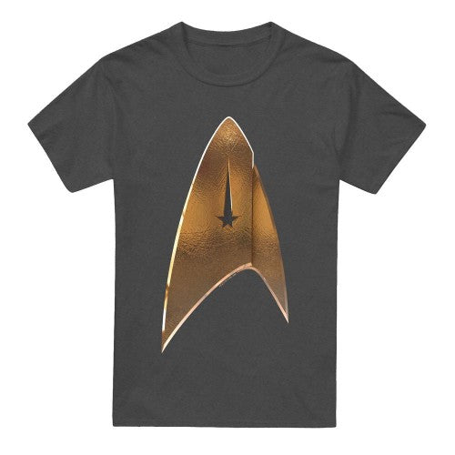 Front - Star Trek: Discovery Unisex Adult Command Shield T-Shirt