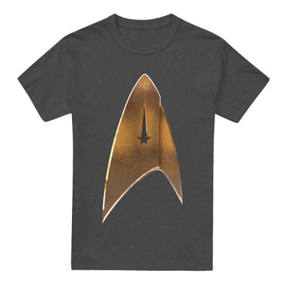 Front - Star Trek: Discovery Unisex Adult Command Shield T-Shirt