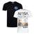 Front - NASA Mens Mission Control T-Shirt (Pack of 2)
