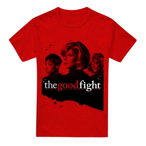 Front - The Good Fight Unisex Adult Diane Lucca & Maia T-Shirt