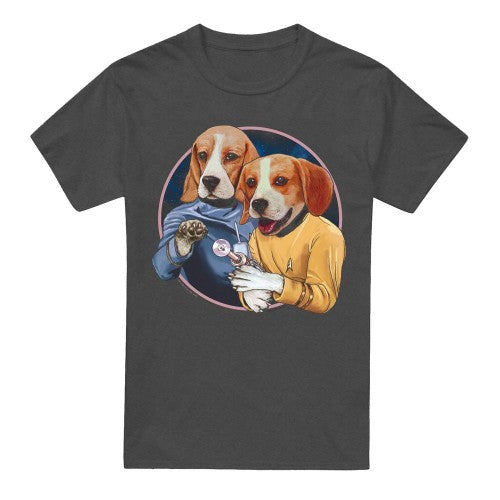 Front - Star Trek Unisex Adult Dogs T-Shirt