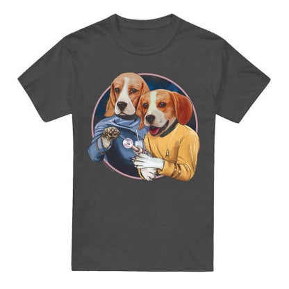Front - Star Trek Unisex Adult Dogs T-Shirt