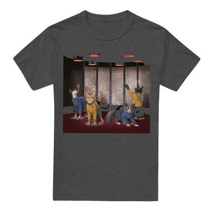 Front - Star Trek Unisex Adult Beam Meow Up T-Shirt