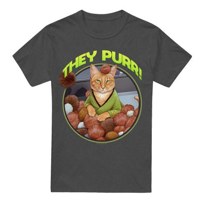 Front - Star Trek Unisex Adult The Purr T-Shirt