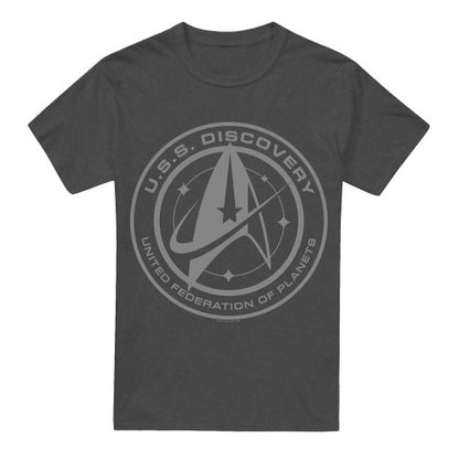 Front - Star Trek: Discovery Unisex Adult Discovery Crest T-Shirt