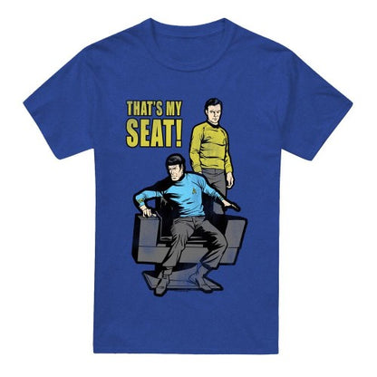 Front - Star Trek Unisex Adult My Seat T-Shirt