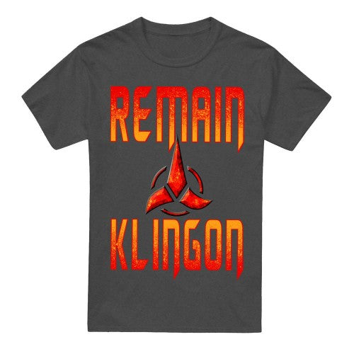 Front - Star Trek: Discovery Unisex Adult Remain Klingon T-Shirt