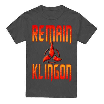 Front - Star Trek: Discovery Unisex Adult Remain Klingon T-Shirt