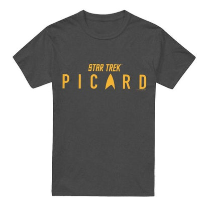 Front - Star Trek: Picard Unisex Adult Logo T-Shirt