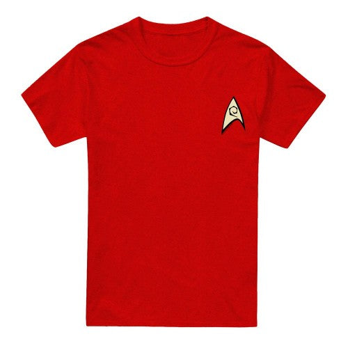 Front - Star Trek Unisex Adult Engineering Uniform T-Shirt