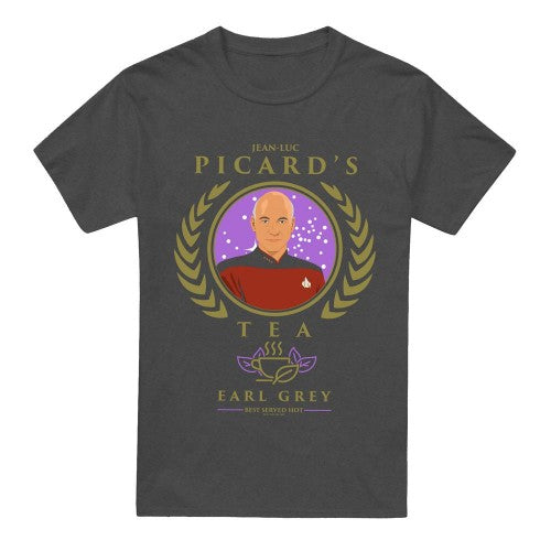 Front - Star Trek: The Next Generation Unisex Adult Tea. Earl Grey. Hot T-Shirt