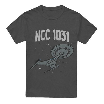 Front - Star Trek Unisex Adult The Crossfield Class T-Shirt
