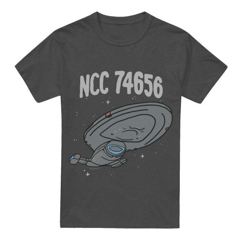 Front - Star Trek Unisex Adult The Intrepid Class T-Shirt