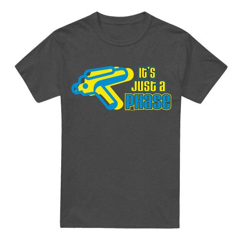 Front - Star Trek Quogs Unisex Adult Just a Phase T-Shirt