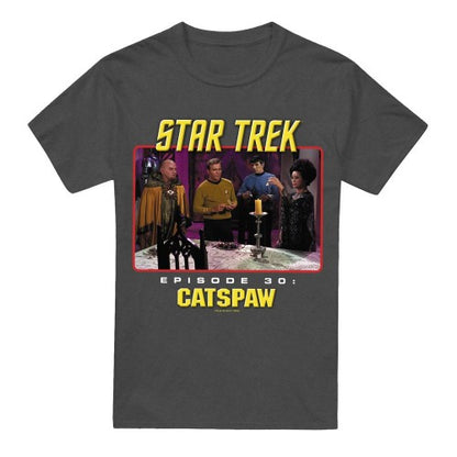 Front - Star Trek Unisex Adult Cat´s Paw T-Shirt