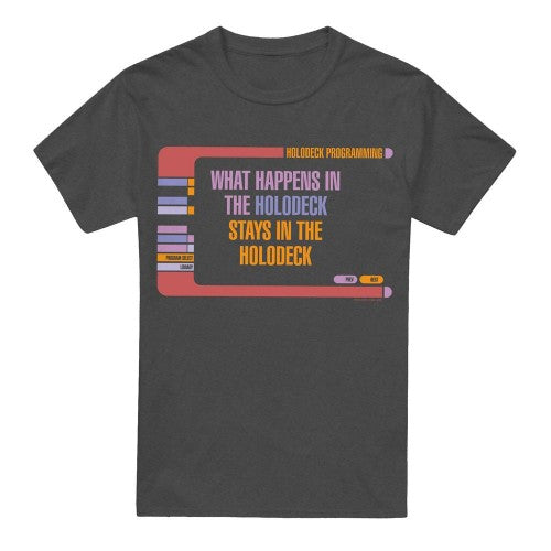 Front - Star Trek Unisex Adult Holodeck Secrets T-Shirt