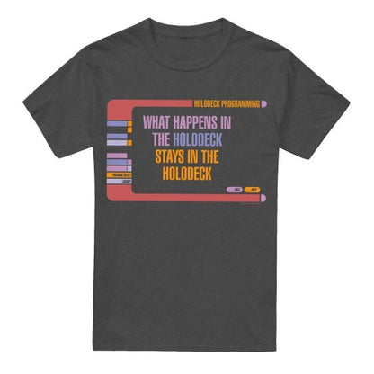 Front - Star Trek Unisex Adult Holodeck Secrets T-Shirt